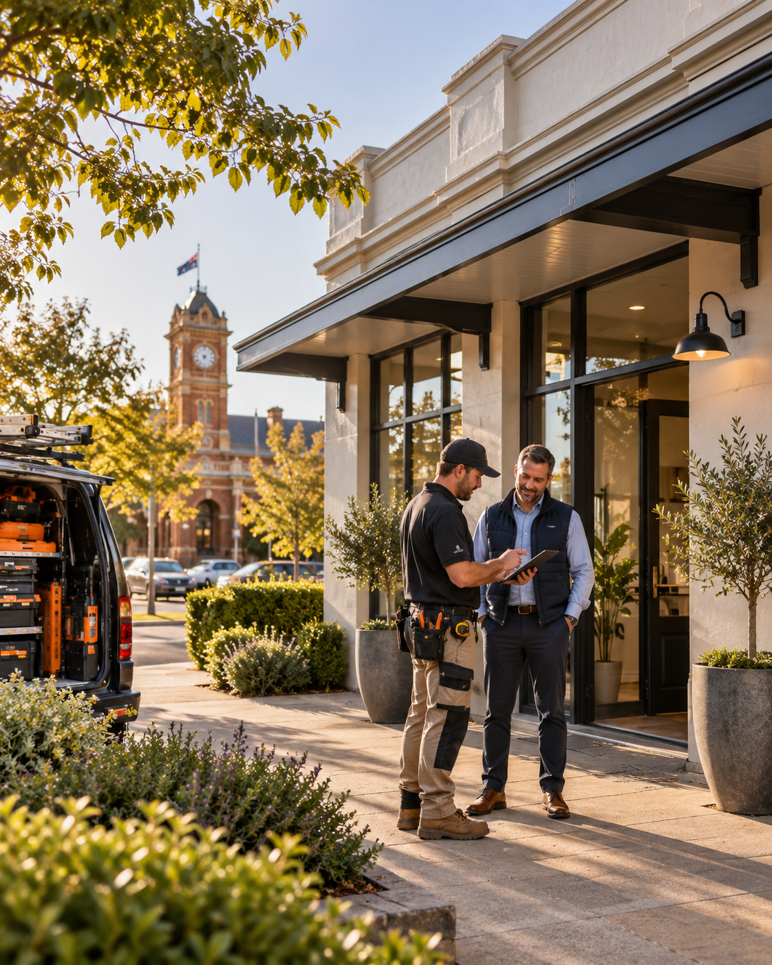 Commercial property maintenance consultation in Bendigo