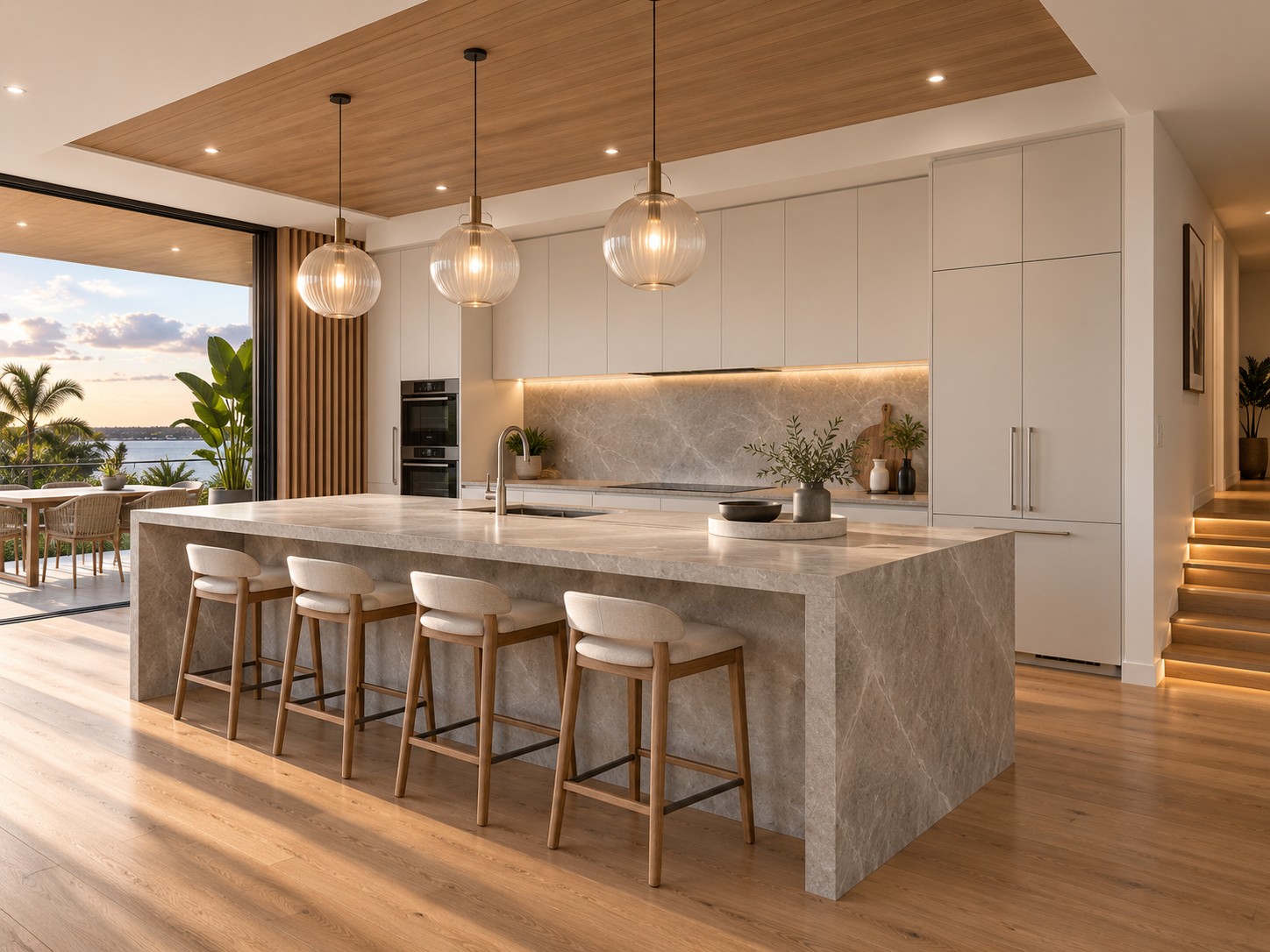 Luxury custom home kitchen