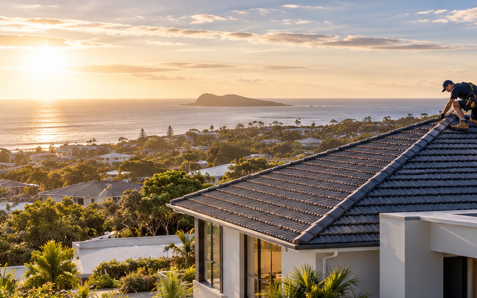 Sunshine Coast tiled roof