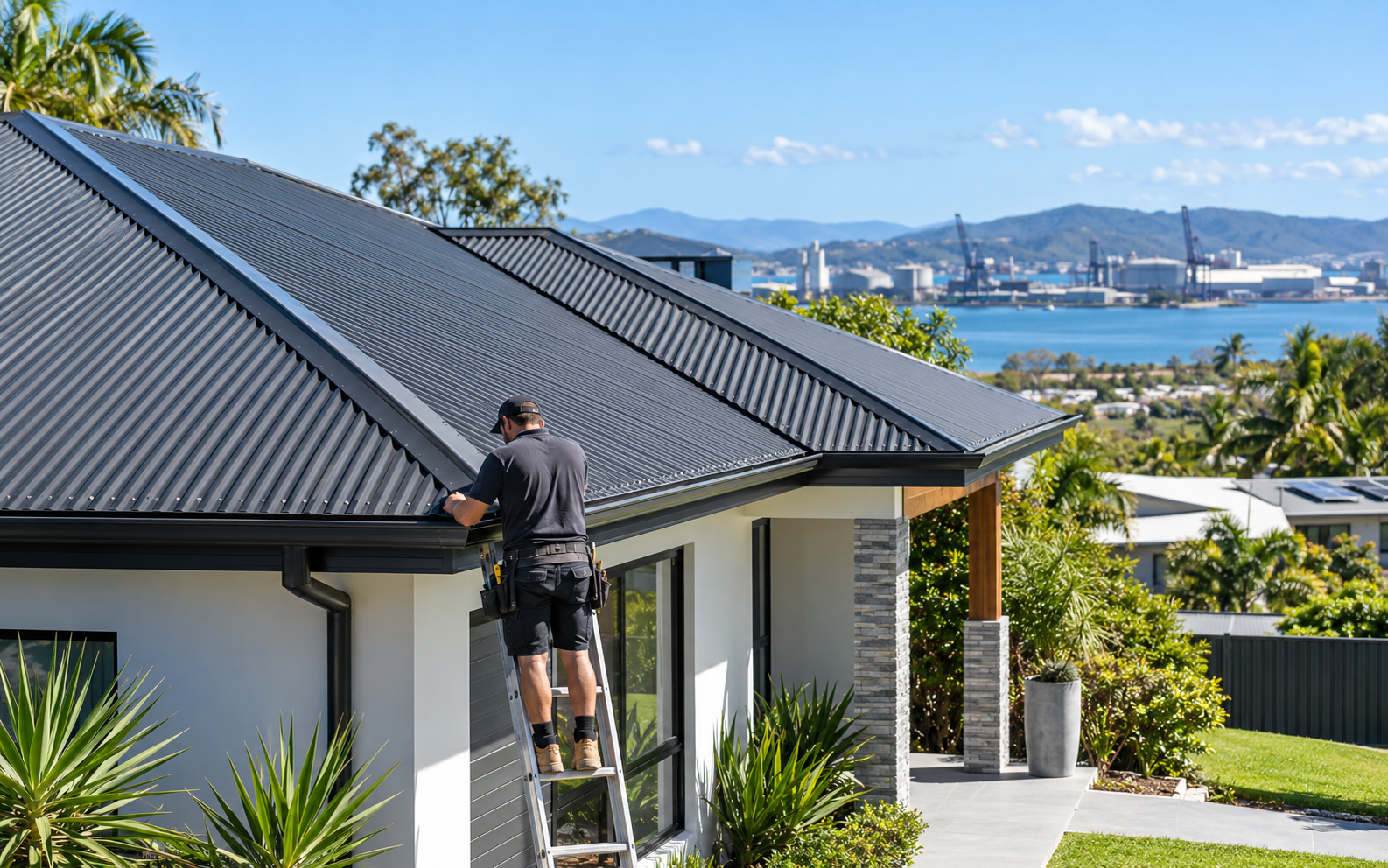 Modern roof and gutter inspection