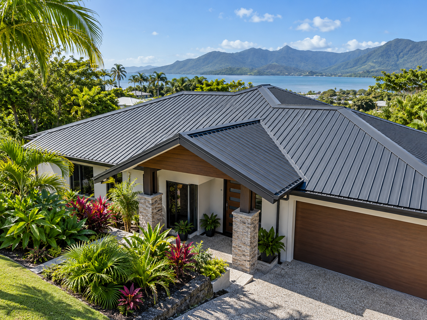 Featured residential metal roofing project in tropical Queensland